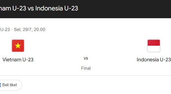 Jadwal Pertandingan AFF U-23 Hari Selasa 29 Juli 2025